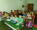 Την πρώτη μέρα του νέου σχολικού έτους στο ελληνικό σχολείο των Αγ. Σαράντα